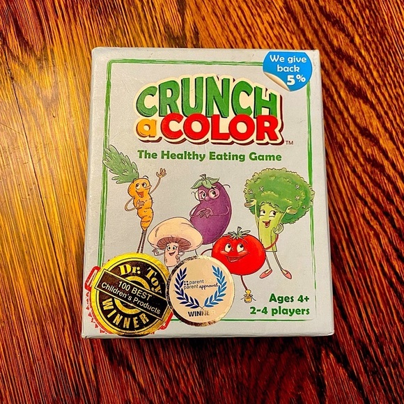 Nearly New! Crunch A Colour Healthy Eating Family Game - Picture 3 of 4